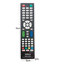 HUAYU RM-L1388 ABS universel infrarouge télécommande TV Compatible pour LCD LED 3D Hd téléviseurs intelligents