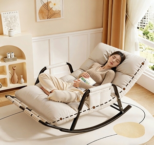 Fauteuil <span class=keywords><strong>inclinable</strong></span> à bascule moderne de luxe pour salon, canapé double relaxant, cadre confortable pour chambre adulte, mobilier magique - Product Image 1