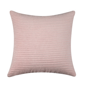 Housse de <span class=keywords><strong>coussin</strong></span> ChamXue, taie d'oreiller unie en velours côtelé, style nordique, carrée, pour canapé <span class=keywords><strong>et</strong></span> chevet, housses de <span class=keywords><strong>coussin</strong></span> décoratives - Product Image 5
