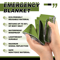 Vente Flash : Couverture Thermique Pliante en Aluminium pour Survie et Urgences – Accessoire Indispensable pour le Camping, la Randonnée et les Activités de Plein Air