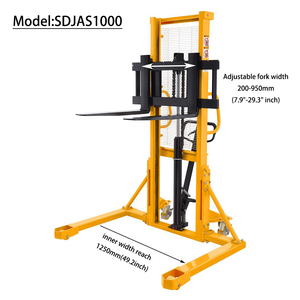 XIilin 0,5 T 1,5 T 1000kg Walkie Apilador manual Apilador de elevador eléctrico semihidráulico completo - Product Image 6