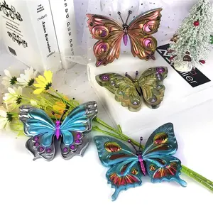 3D Butterfly Animal Crystal Epoxy Resin Craft Art Supplies DIY Gypsum Easter Resin Casting with Silicone Mold Cake Tools