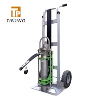 Sondeuse d'investigation entièrement hydraulique sur chenilles SPT C390, équipement autopropulsé pour l'échantillonnage dynamique des sols sur site