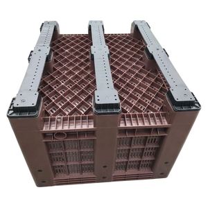 Nhiệm Vụ Nặng Nề Lớn Huyệt Cấp Thực Phẩm Nhựa Số Lượng Lớn Bin Stackable Pallet Thùng Để Bán - Product Image 5