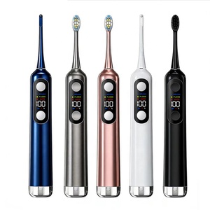 <span class=keywords><strong>Brosse</strong></span> à dents et irrigateur sonique 3 modes avec écran Ultra-HD, 60K/min, 1200mAh, IPX7, réservoir de stockage, charge magnétique pour le voyage - Product Image 6
