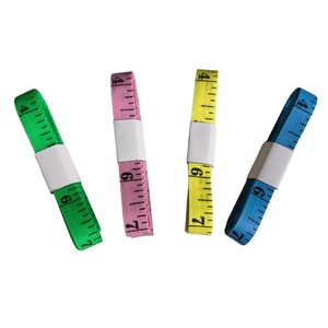 Colorful <b>Plastic</b> Measuring <b>Tape</b> 125Cm With Chinese Inches For Sewing Quilting Craft Use - Product Image 2