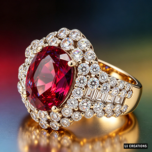 Custom <b>Silver</b>/9K/14K/18K <b>Solid</b> Gold Oval Gemstone Lab Grown Diamond Ring VVS-VS Quality Brilliant Cut Fashion Jewelry - Product Image 4