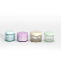 Pot en plastique solide PP de 300 ml avec bouchon à clapet pour masque capillaire