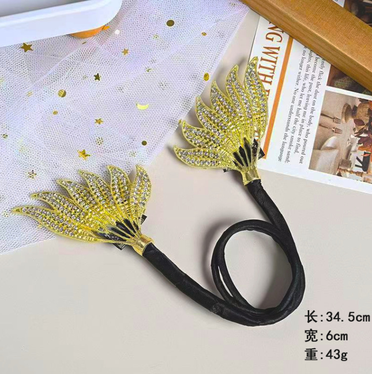 Golden peacock hair iron