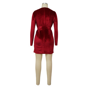 Sconto prezzo di vendita abiti <span class=keywords><strong>da</strong></span> <span class=keywords><strong>sera</strong></span> formali <span class=keywords><strong>da</strong></span> <span class=keywords><strong>sera</strong></span> abito <span class=keywords><strong>da</strong></span> donna in velluto scamosciato a <span class=keywords><strong>maniche</strong></span> lunghe - Product Image 5