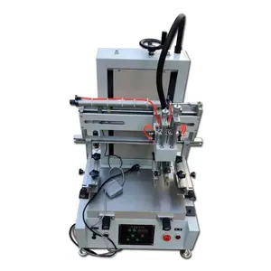 Mini-Stil Poster Siebdruckmaschine für kleines Logo Desktop-Seidenbilddruckmaschine