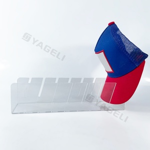 Deluxe Acrylic <b>Hat</b> Display Rack <b>Stand</b> clear Acrylic <b>Hat</b> Organizer for Baseball Cap - Product Image 3