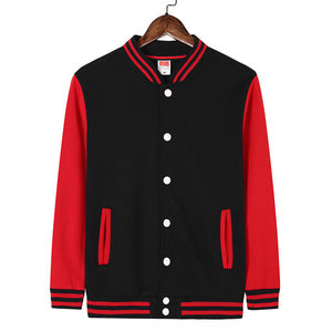 Chaqueta de Béisbol Unisex, Forrada de Felpa de Algodón Grueso, Color Sólido, Ropa de Trabajo Informal, Abrigo de Otoño e Invierno - Product Image 1