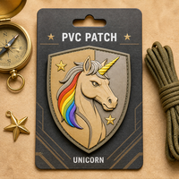 Patchs décoratifs en silicone et PVC souple, motifs animaux variés, à scratch, tendance, pour un style au niveau supérieur, licorne