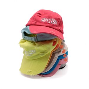 Casquettes de papa non structurées en coton lavé brodé à 6 panneaux, de haute qualité, avec logo brodé personnalisé et effet vieilli - Product Image 2