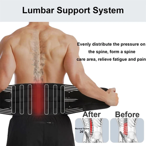 Faja Lumbar Ortopédica Transpirable con 6 Varillas Antideslizantes para Alivio del Dolor en el Gimnasio - Product Image 3