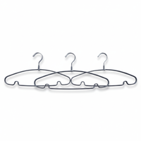 Lot de cintres métalliques antidérapants personnalisables pour affichage en magasin de vêtements – Modèle exclusif pour transactions directes