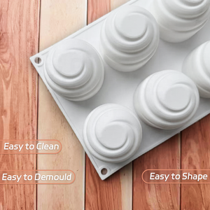 Mơ mộng xoay hành tinh Silicone Khuôn Ren hình cầu Mousse khuôn tùy chỉnh bánh nướng khuôn - Product Image 3