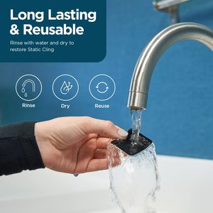 Sạch hơn Sticker sợi nhỏ dính dính điện thoại sạch tái sử dụng màn hình gạt nước tùy chỉnh microfiber Sticker màn hình sạch hơn - Product Image 6