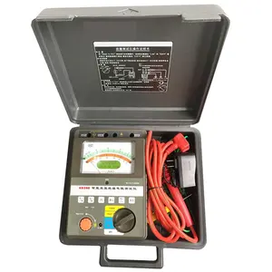 5000V pointer digital dual display insulation resistance tester/High voltage megameter