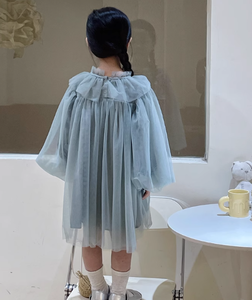 Abito Primaverile ed Estivo per Bambine, Gonna a Palloncino, Stile Fatato, Casual, Maniche Lunghe, <span class=keywords><strong>Vestito</strong></span> <span class=keywords><strong>da</strong></span> Principessa in Tulle per Bambine - Product Image 5