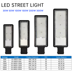 Đèn đường LED tiết kiệm năng lượng, tùy chỉnh, chất liệu nhôm, chiếu sáng ngoài trời, khuyến mãi nóng, công suất 50w 100w 150w 180w 200w - Product Image 2