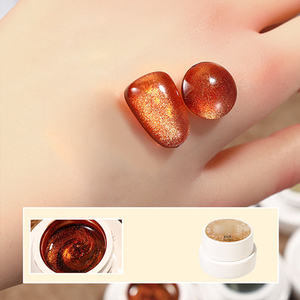 AILANUO 6-Color Acid-Free Vegan Eco-Friendly <b>Magnetic</b> Cat's Eye UV Gel Nail Polish Long-Lasting Formula for DIY Professional Use - Product Image 1