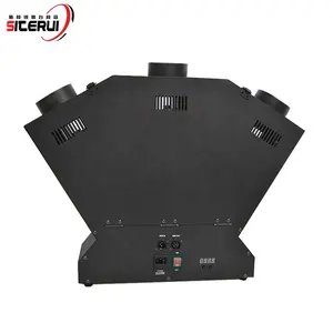 SITERUI DMX512三重喷雾消防机、火焰投影仪彩色消防机、舞台音乐会活动迪斯科火焰机