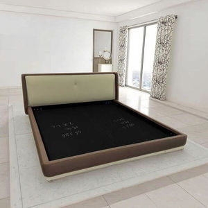 Juego de Muebles de Dormitorio Moderno Personalizado, Cama Queen Size con Cabecera Extendida, Estructura de Madera de Pino, Tapicería de Tela de 3 Años de Duración, <span class=keywords><strong>Peyo</strong></span> - Product Image 2