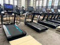 Tapis roulant électrique d'entraînement cardio avec écran LED réglable, machine d'exercice aérobie, tapis roulant à inclinaison automatique