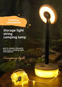 Camping <b>Lantern</b> Birthday Festival Party Line String Decoration Light Strong Magnet Built-in Battery Outdoor Atmosphere Tent <b>Lamp</b> - Product Image 6