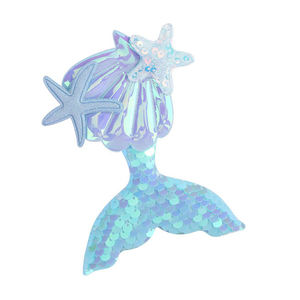 Étoile de mer coquille Sequin sirène princesse pince à cheveux conte de fées filles épingle à cheveux accessoires pour enfants enfants adolescent - Product Image 4