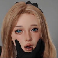 Tête de mannequin en silicone IA 2026 avec mandibule mobile pour greffe de cheveux, modèle intelligent tactique pour différentes formes de visage, défilé de mode