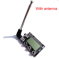 Papan Modul Kit Pemancar Stereo FM Digital LCD 2 Saluran Transmisi Audio Nirkabel DC 3.6V-15V -5C-50C 78MHz 108MHz