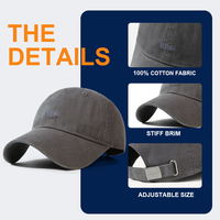 Gorras de Béisbol de Seis Paneles, Comunes, de Poliéster/Algodón, con Serigrafía, Bordado Plano con Letras, Unisex, Estilo Deportivo, Metálicas