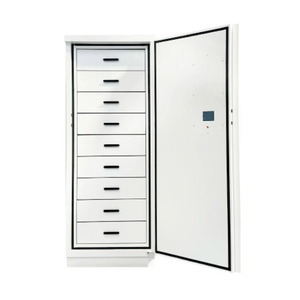 Armoire en acier réglable et étanche pour le stockage sécurisé des <span class=keywords><strong>disques</strong></span> durs, des <span class=keywords><strong>disques</strong></span> optiques, des clés USB - Coffre-fort à mot de passe, grand atelier - Product Image 2