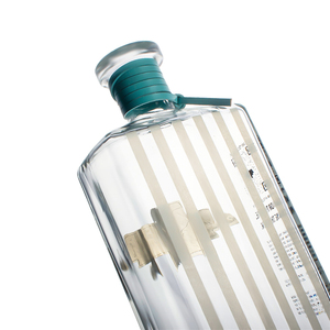 Unique Pure Mexican <strong>Reposado</strong> <strong>Tequila</strong> Custom 750ml Clear Flat Luxury Engraving Bottle with Cork Cap - Product Image 3
