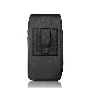 Étui universel en néoprène et cuir pour téléphone portable de 5,2 à 7 pouces, avec clip ceinture et fermeture magnétique, vente en gros - Product Image 6