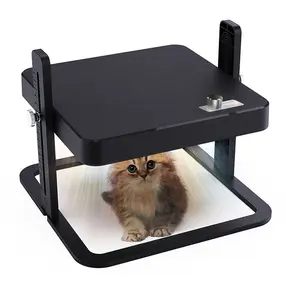 Nouvelle plaque chauffante électrique améliorée pour animaux de compagnie, poulets, canetons, animaux de petite taille, hauteur réglable, plaque chauffante pour animaux de compagnie - Noir - Product Image 1