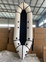 Kayak flottant léger gonflable de voyage de rafting de l'eau de bateau de Packraft de Tpu avec le siège mou
