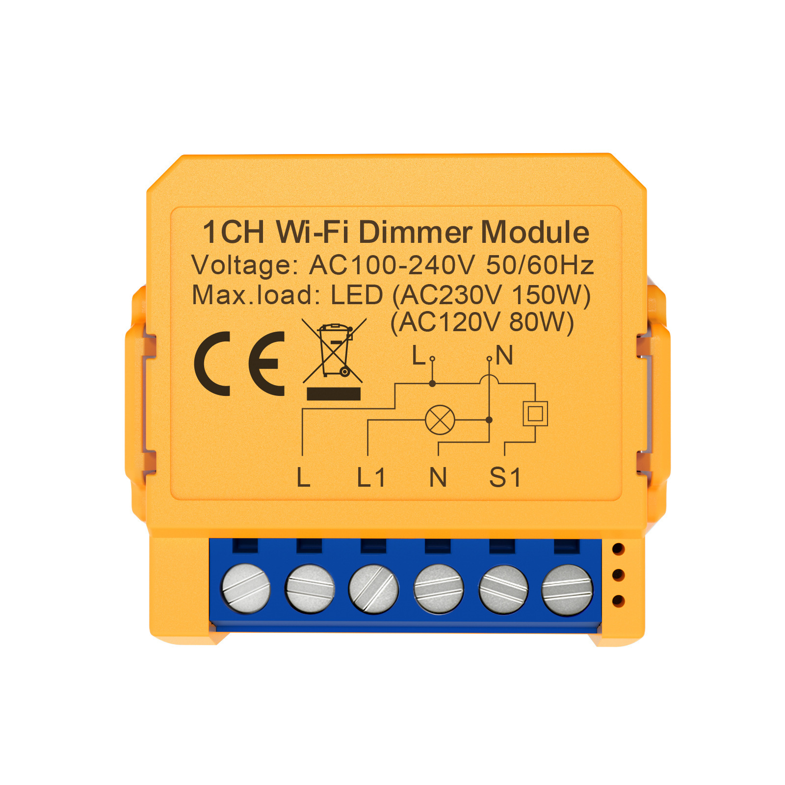 สวิตช์หรี่ไฟ WiFi 1 ช่อง