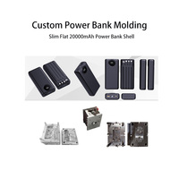 Kit Casing Power Bank DIY Universal 20000mAh dengan 4 Kabel Terpasang, Pengisian Cepat 22.5W, PCBA, Casing Tipis