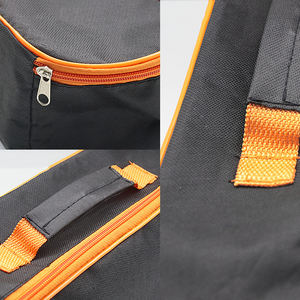 <b>Multipurpose</b> <b>Storage</b> Large Travel Cosmetic <b>Bag</b> Black PU Case Portable Pattern Charging Gun <b>Bag</b> Tool Pouches - Product Image 3