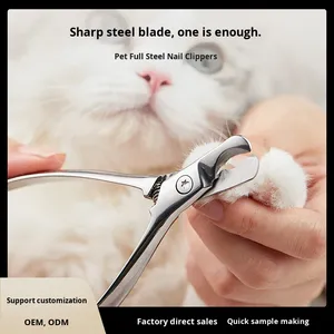 Thân Thiện Với Môi Thép Không Gỉ Cắt Móng Tay Cho Chó Hình Lưỡi Liềm Thiết Kế Con Chó Làm Sạch Grooming Nguồn Cung Cấp - Product Image 5