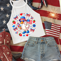 Transfert DTF personnalisé pour la fête de l'Indépendance, impression à chaud pour t-shirts et vêtements