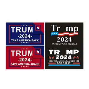 BOLISI Outdoor silk screen printing 2024 flag 3x5ft take american back save america again maga flag