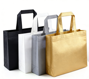 Sac fourre-tout réutilisable en tissu TNT personnalisé pour la promotion en gros, sac non tissé tendance - Product Image 3