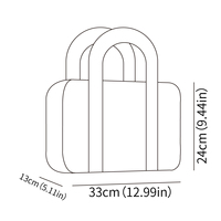 Sac de transport multi-scénarios pour soins de bébé, sac à suspendre portable pour poussette, sac fourre-tout pour les sorties et les promenades des mamans