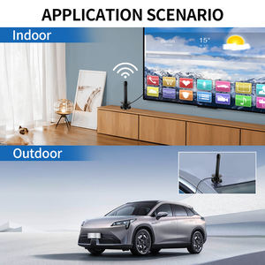 Antenne à montage magnétique 5dbi avec support d'amplificateur 1080 p 4K pour TV 25db Booster Signal Amplifier smart DVB-T TV Stick antenne - Product Image 6