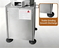 Nouvelle machine commerciale à beurre de cacahuètes en acier inoxydable, moulin à beurre de noix pour la fabrication de beurre de cacahuètes, de sésame et de noix
